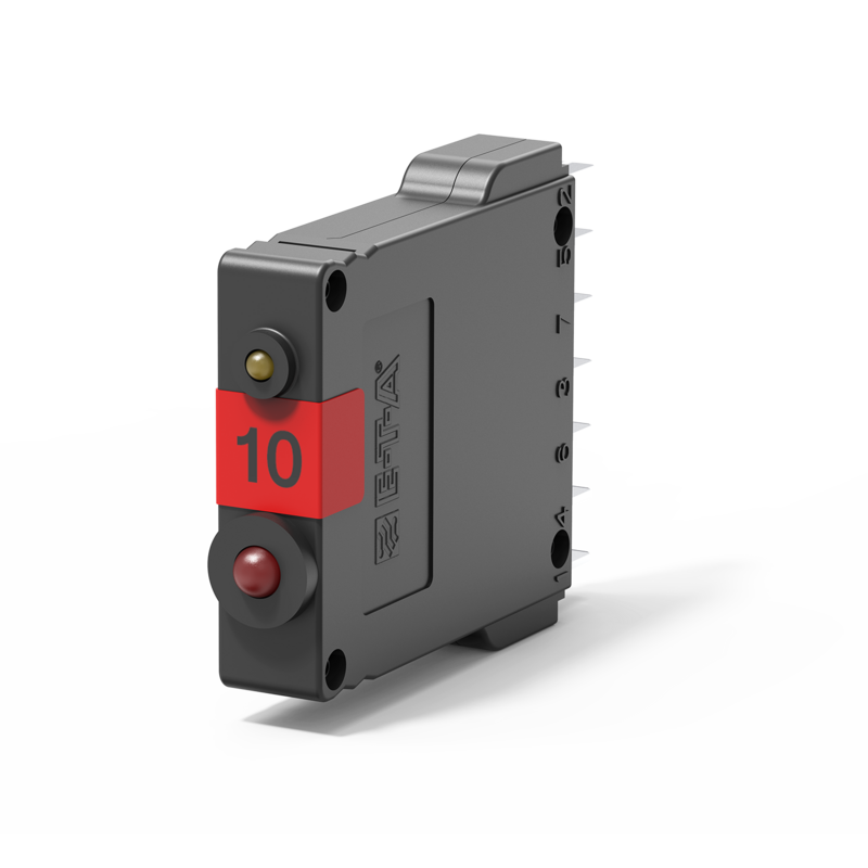 Typ E-1048-8I...- von E-T-A: Das Smart Power Relay E-1048-8I...- ist ein fernsteuerbares elektronisches Lastrelais.